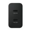 Ładowarka Samsung Power Adapter Duo EP-T5020XBEGEU sieciowa 2x USB-C 50W - czarna